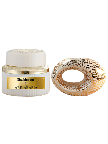Signature Set – Taibah Dukhoon by Arf Arabia + White Bakhoor Burner