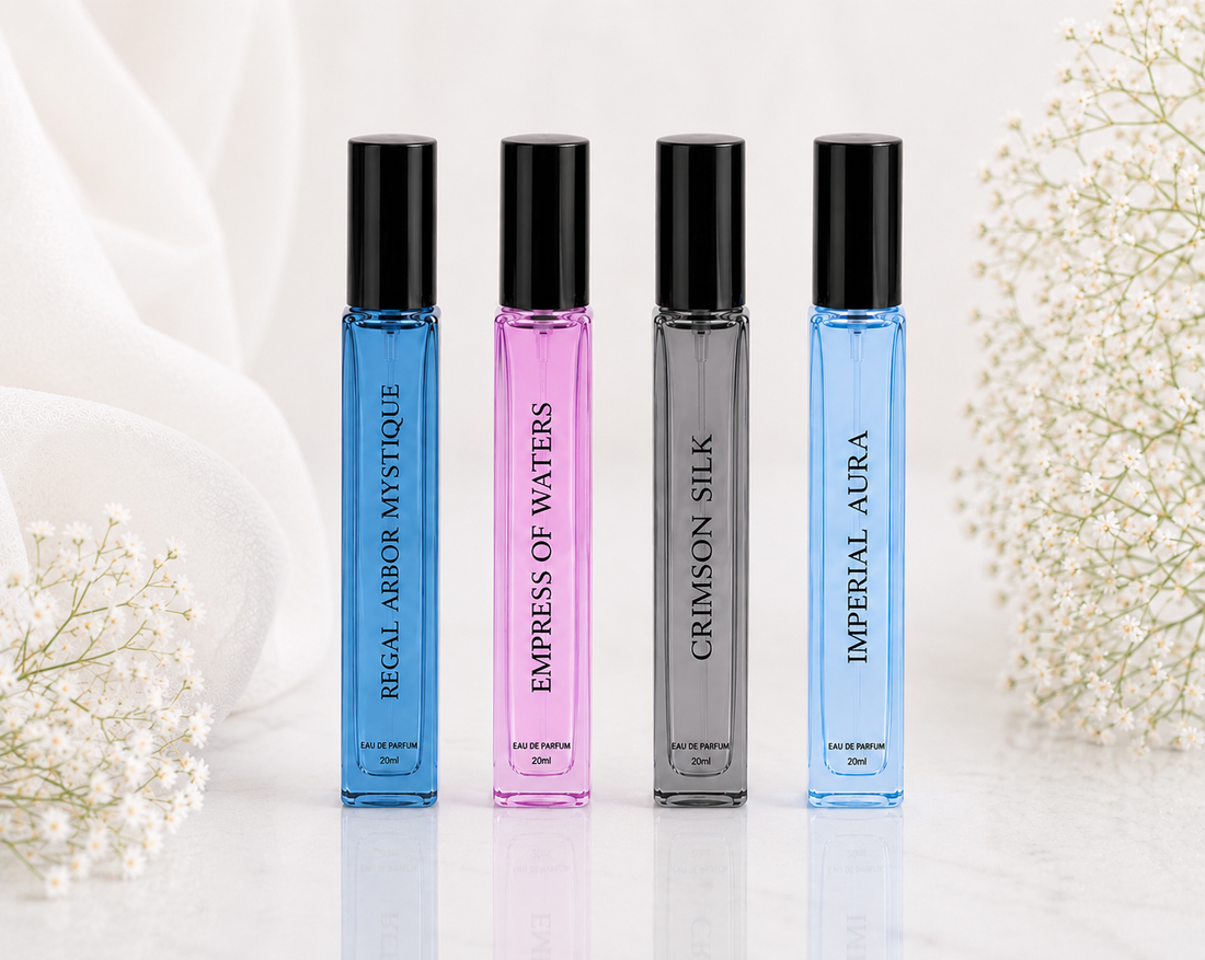 Couple Discovery Set – A thoughtfully curated pair of fragrances for him and her, perfect for sharing the experience of fine perfumery.